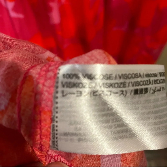 MNG Mango Sleeveless Flowy Printed Midi Dress, size 6, Tropical Summer Beachy - Picture 8 of 11